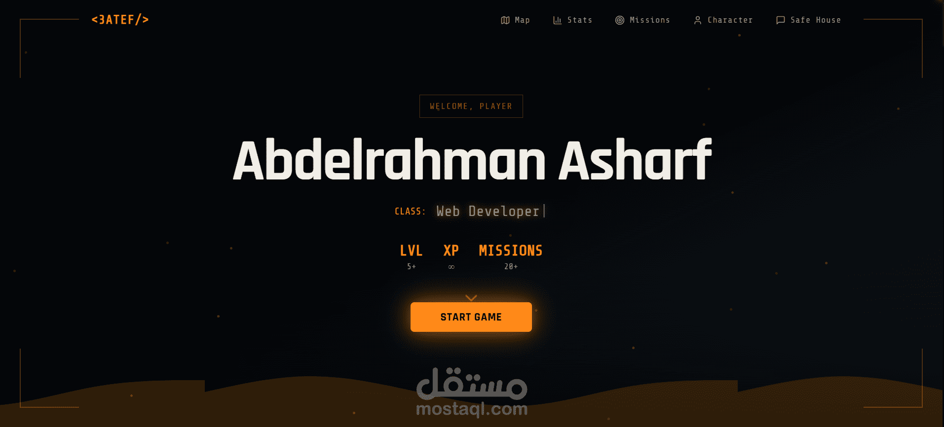 Portfolio - موقع شخصي