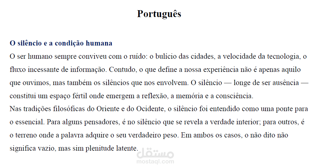 Español-Português Translation (Literary&Philosophical)