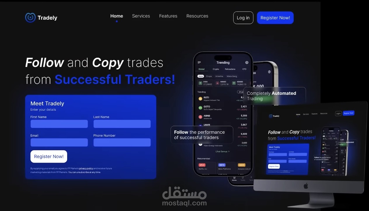UI حديث وبسيط يجمع بين الأناقة والوظيفة | من تصميمي على Figma