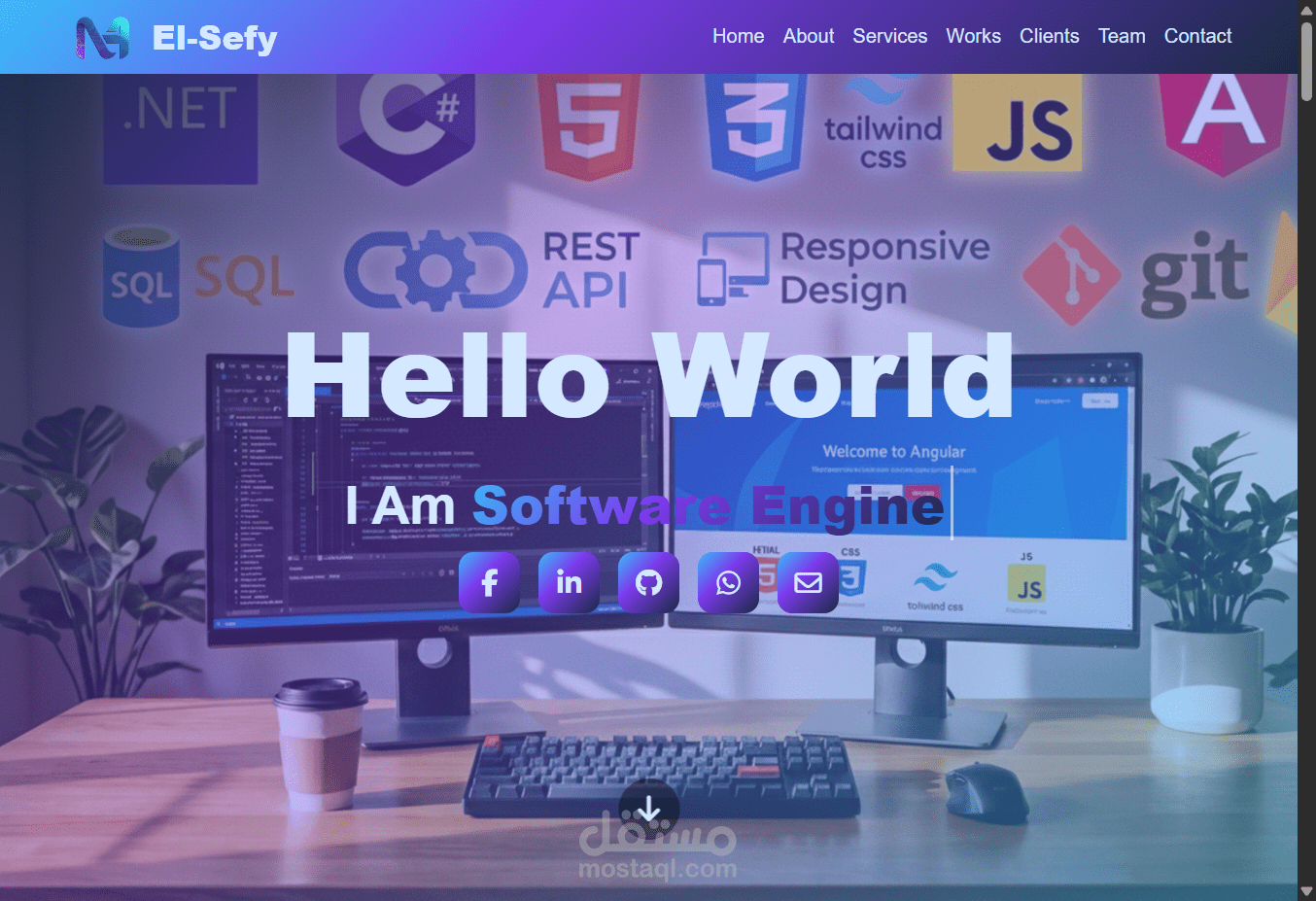 landing page portfolio