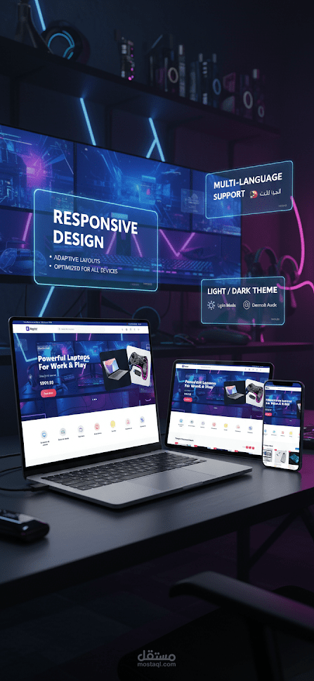 Gaming Hub - متجر إلكتروني