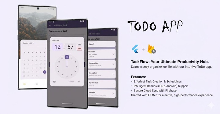 تطبيق إدارة مهام (ToDo App)