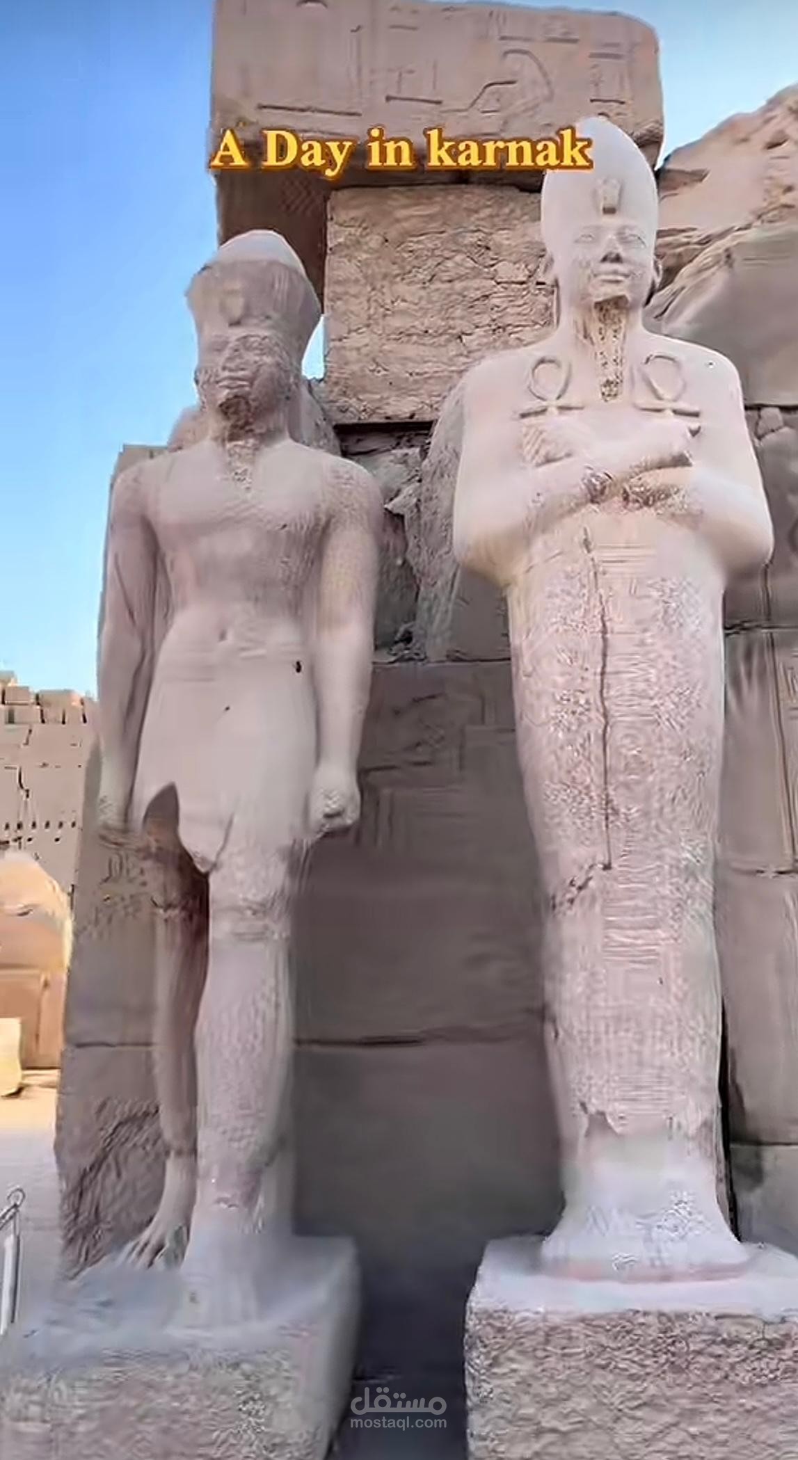 A day in Karnak temple