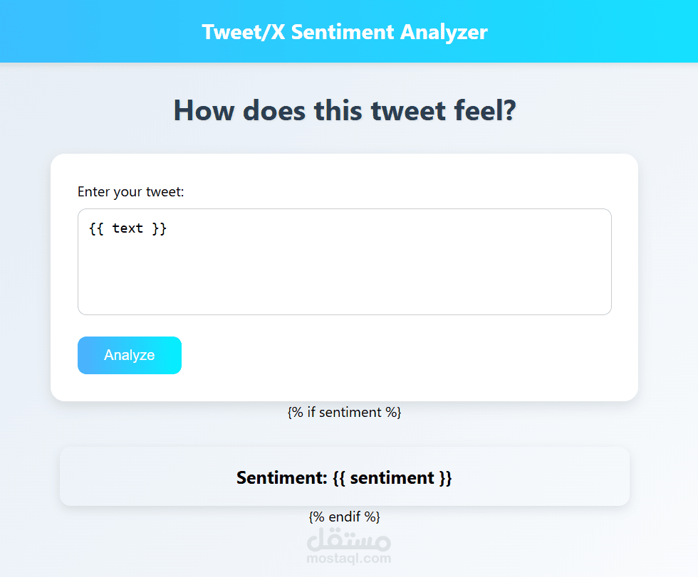 Tweet Sentiment Analyzer