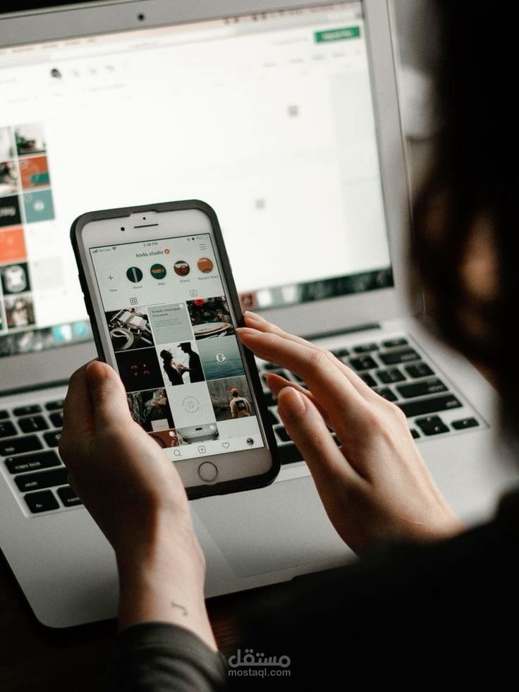 إدارة صفحة انستقرام بتبيع حقائب