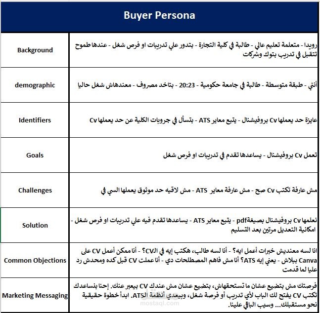 Buyer Persona