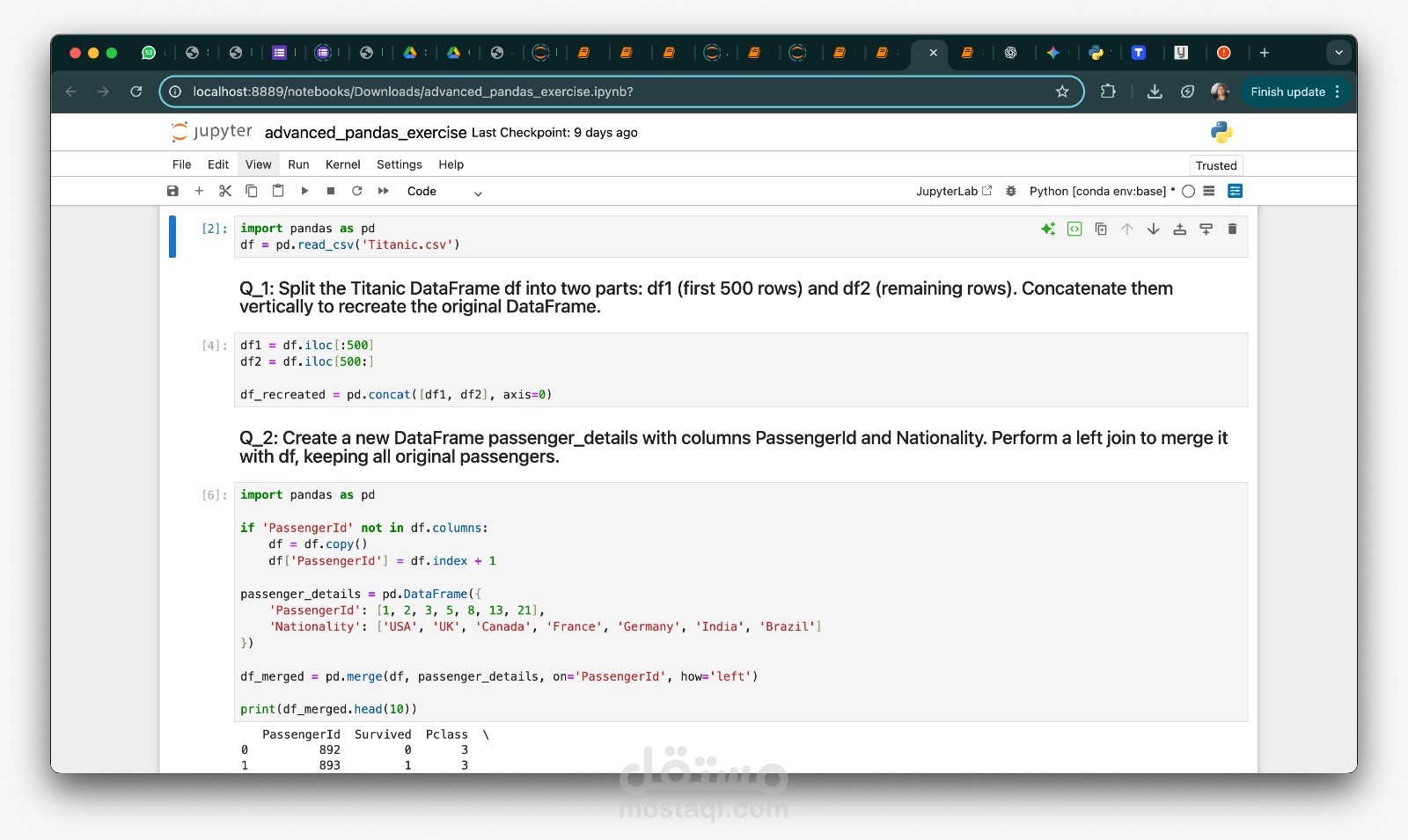 حل مسائل متقدمة في تحليل البيانات باستخدام Python Pandas