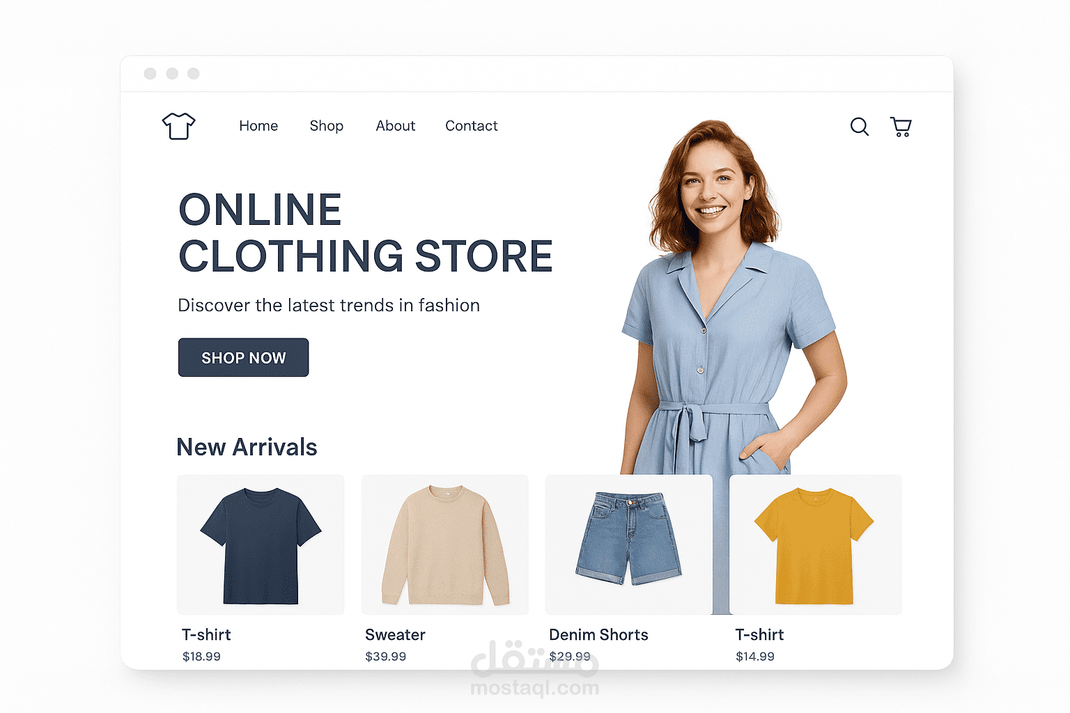 Design and Development of an Online Clothing Store Website