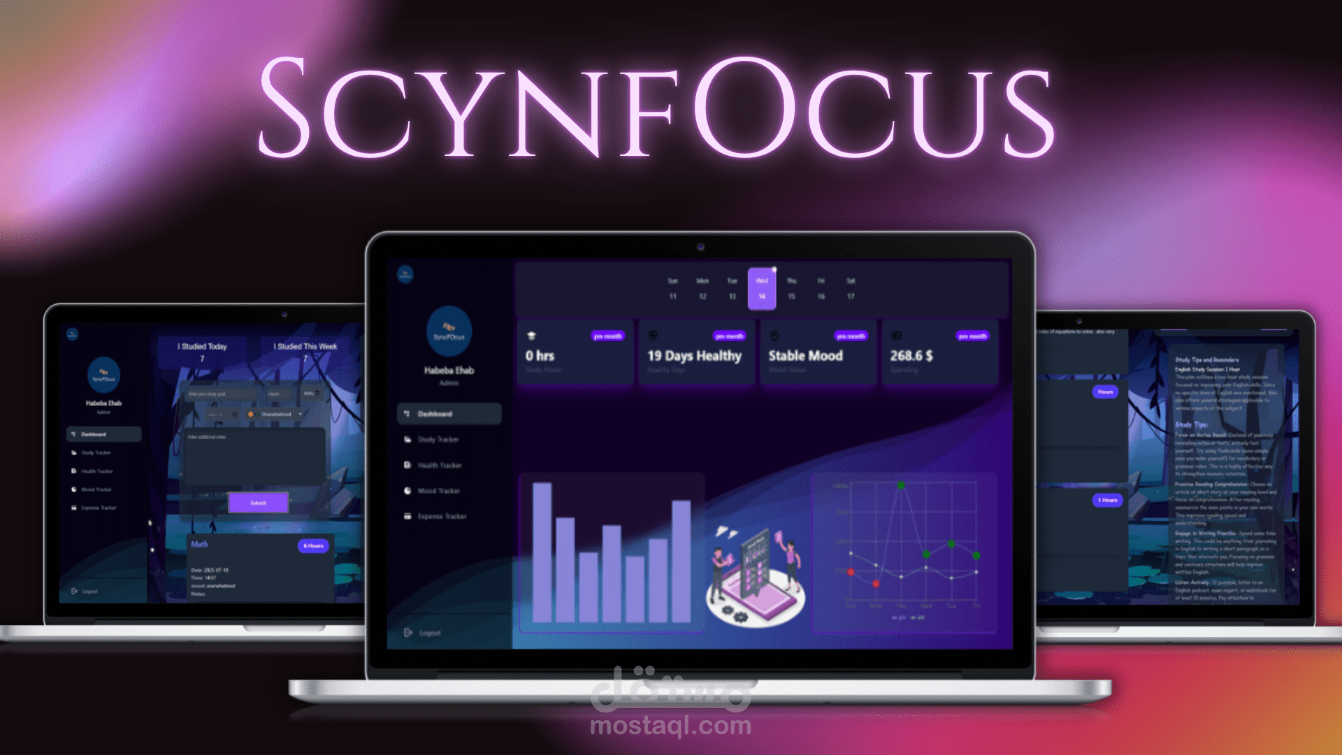 SyncFocus – لوحة تحكم ذكية للإنتاجية