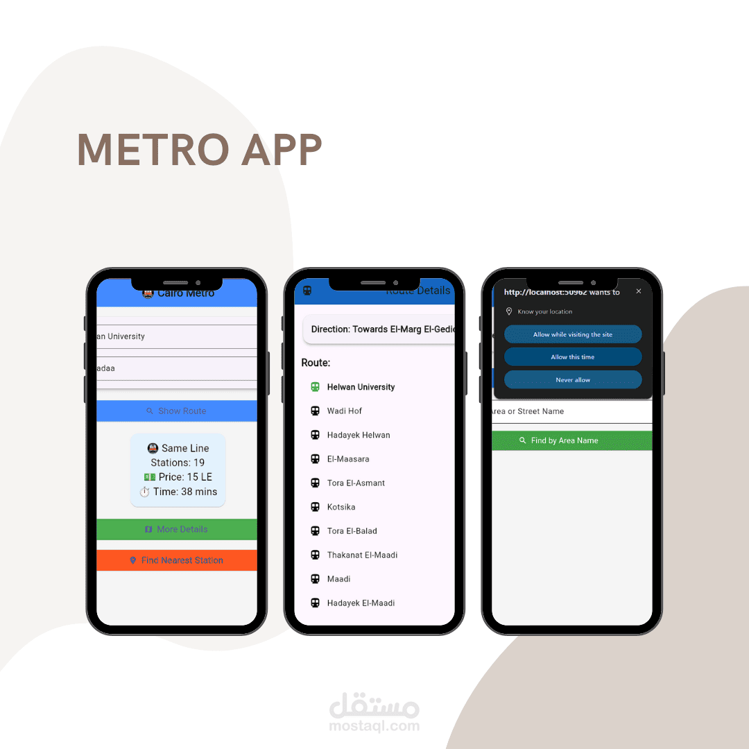 Metro app