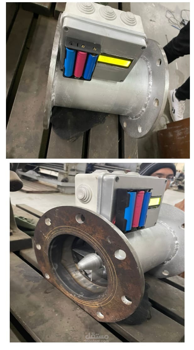Smart Flow Meter with Data Acquisition and Wireless Monitoring