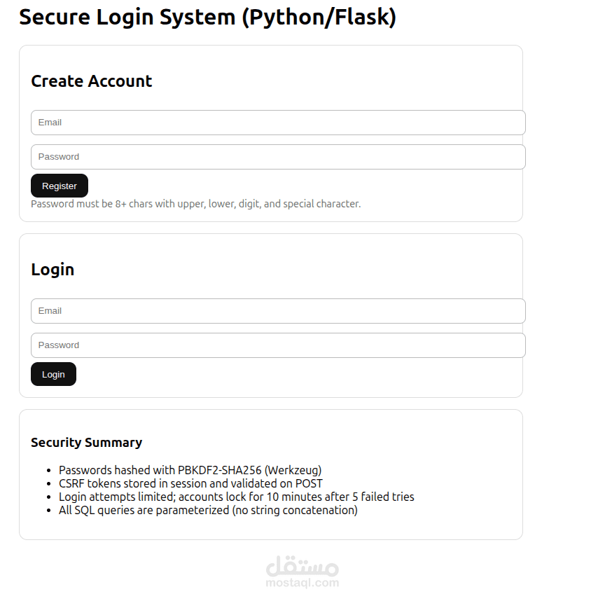 Secure Login System in Python