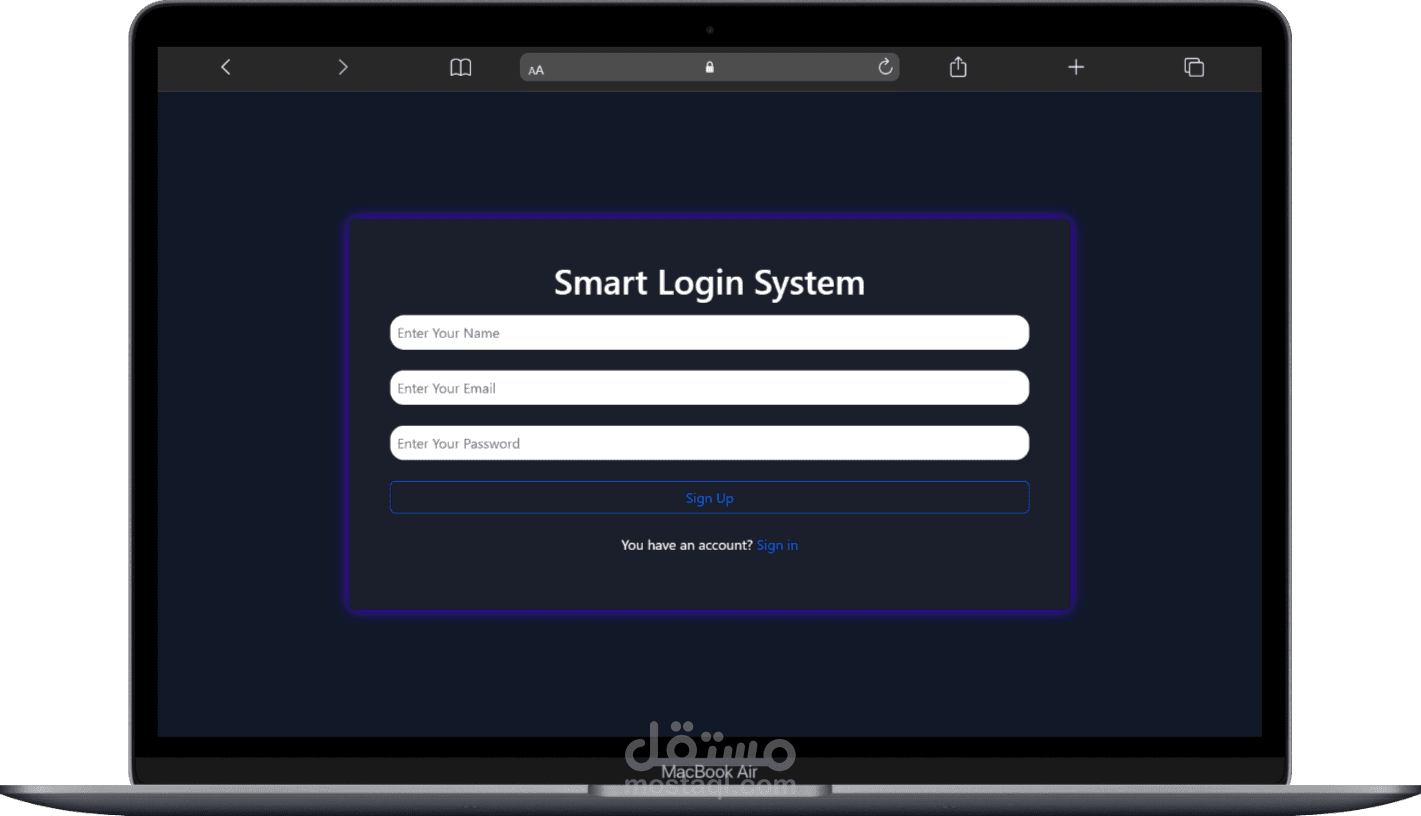 login Page