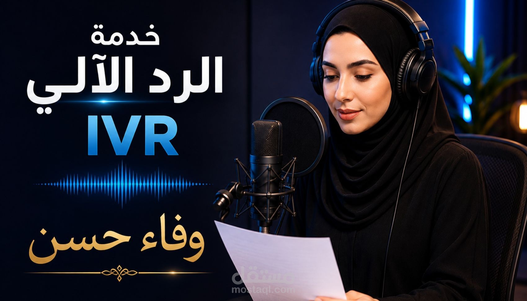 تعليق صوتى. خدمه الرد الآلى IVR