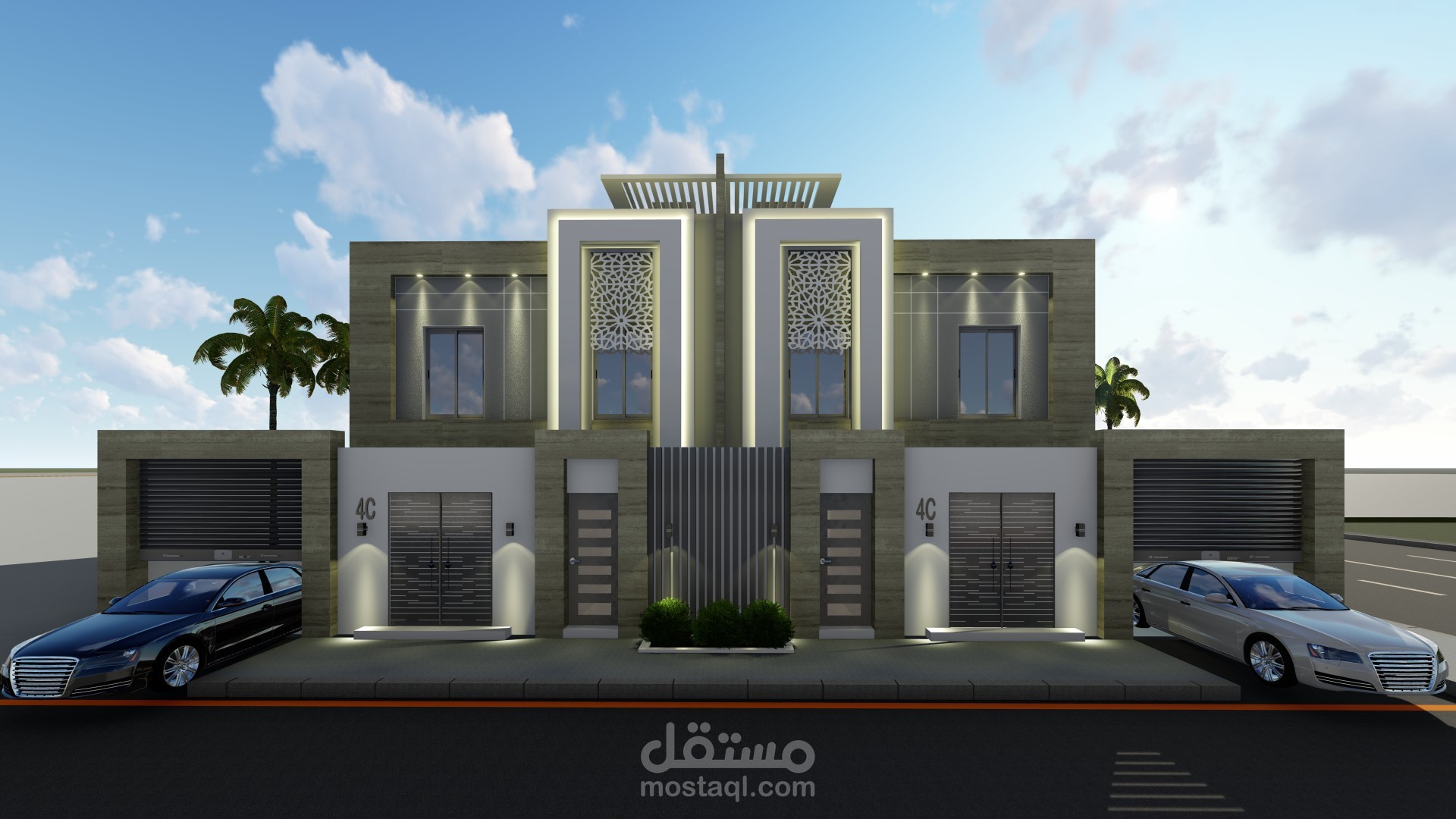 تصميم واجهة فيلا