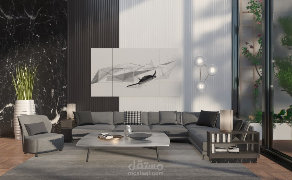 تصميم غرفة معيشة