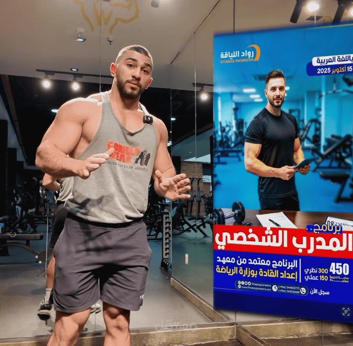 رواد اللياقة - فيديو اعلاني في الجيم لمنصة رياضية