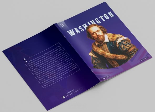 تصميم كتاب تعليمى للغة الانجليزية