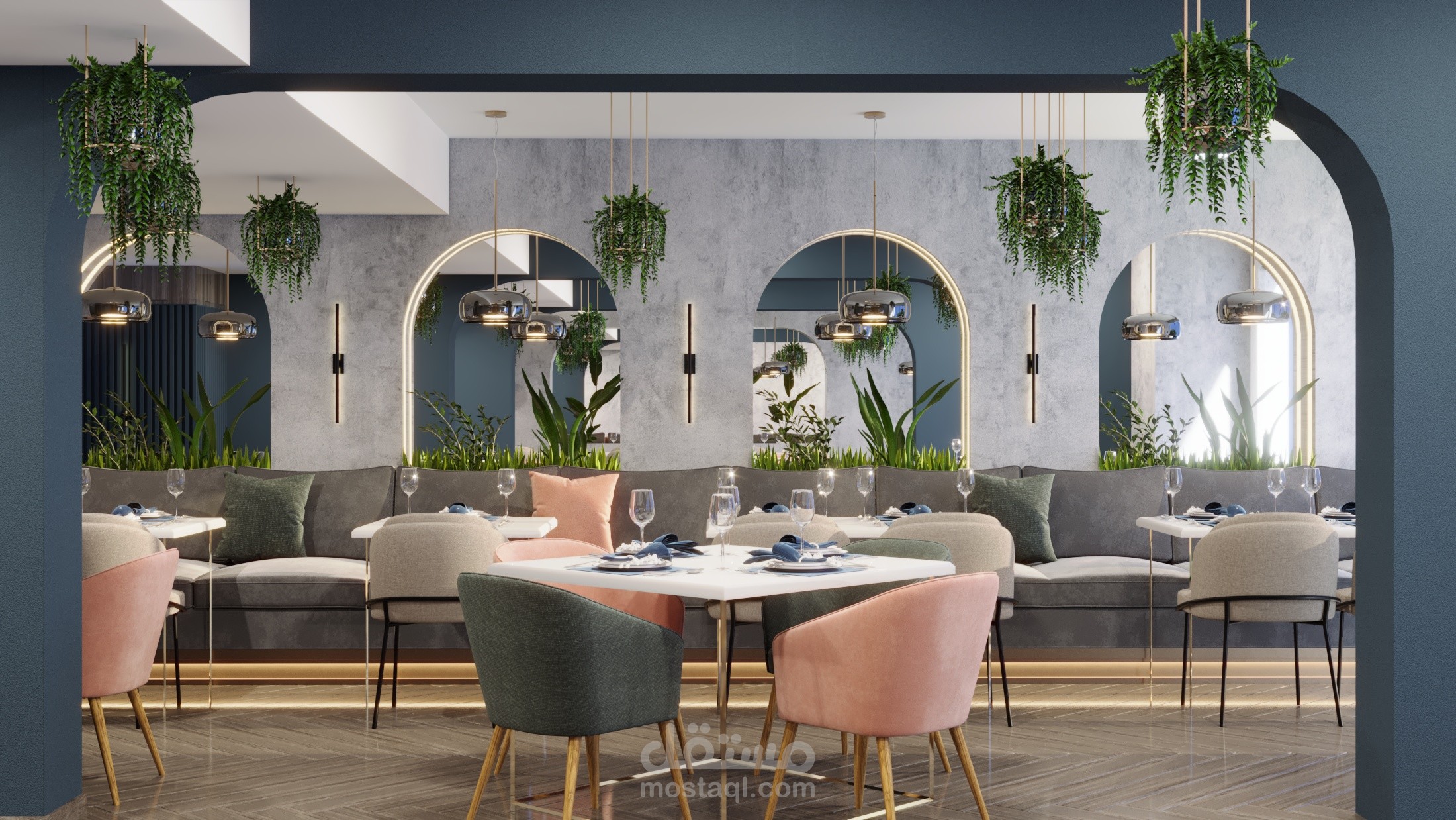 Buffet and restaurant at Grand Plaza Hotel