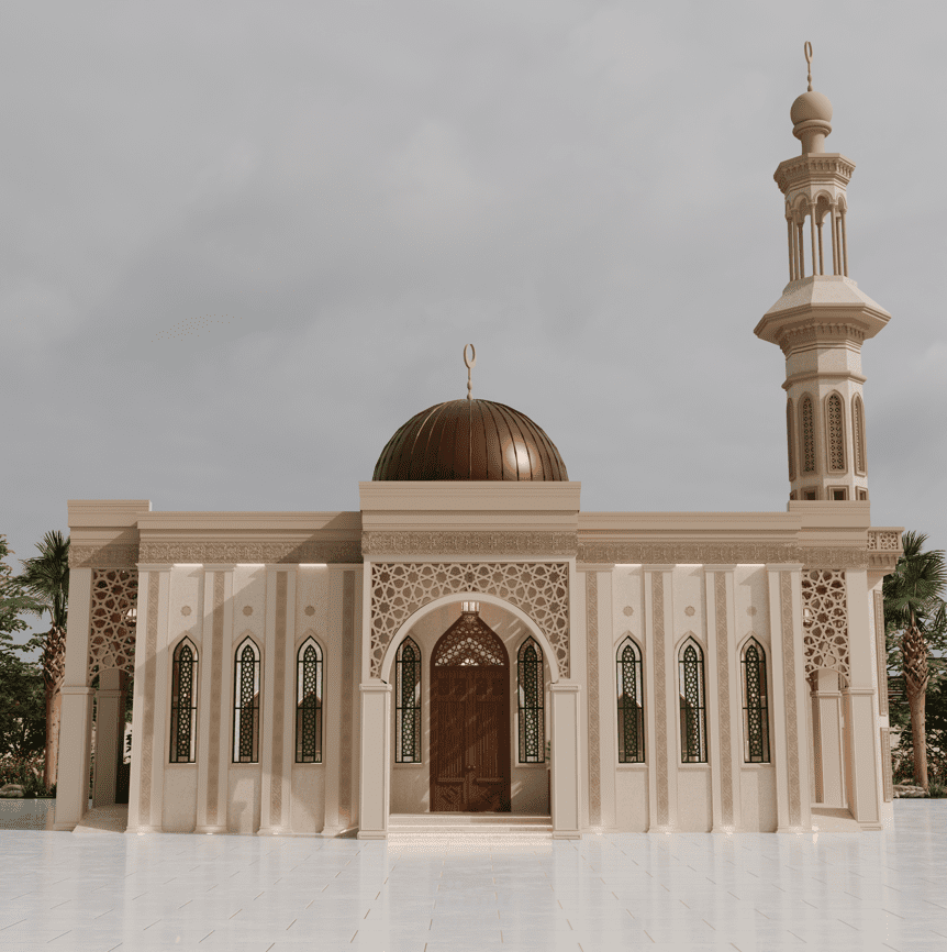 Integrated Islamic Architecture: Exterior & Interior Mosque Design