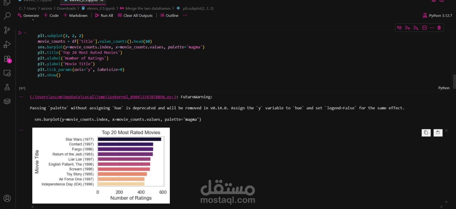 وصف نظام ترشيح الأفلام