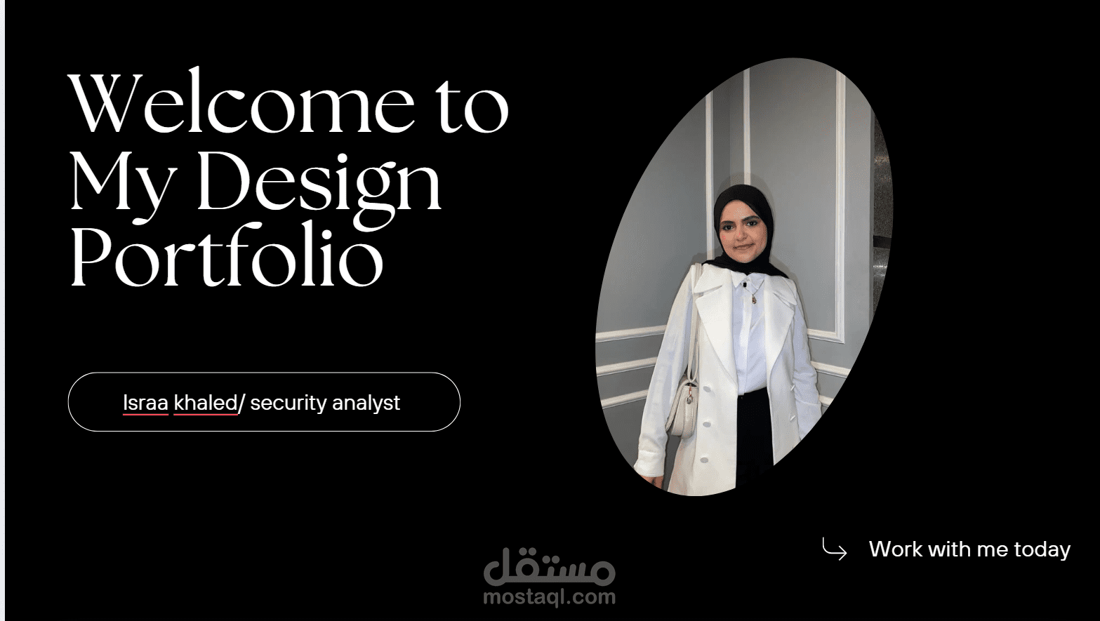 تصميم بورتفوليو شخصي احترافي لعرض أعمالك