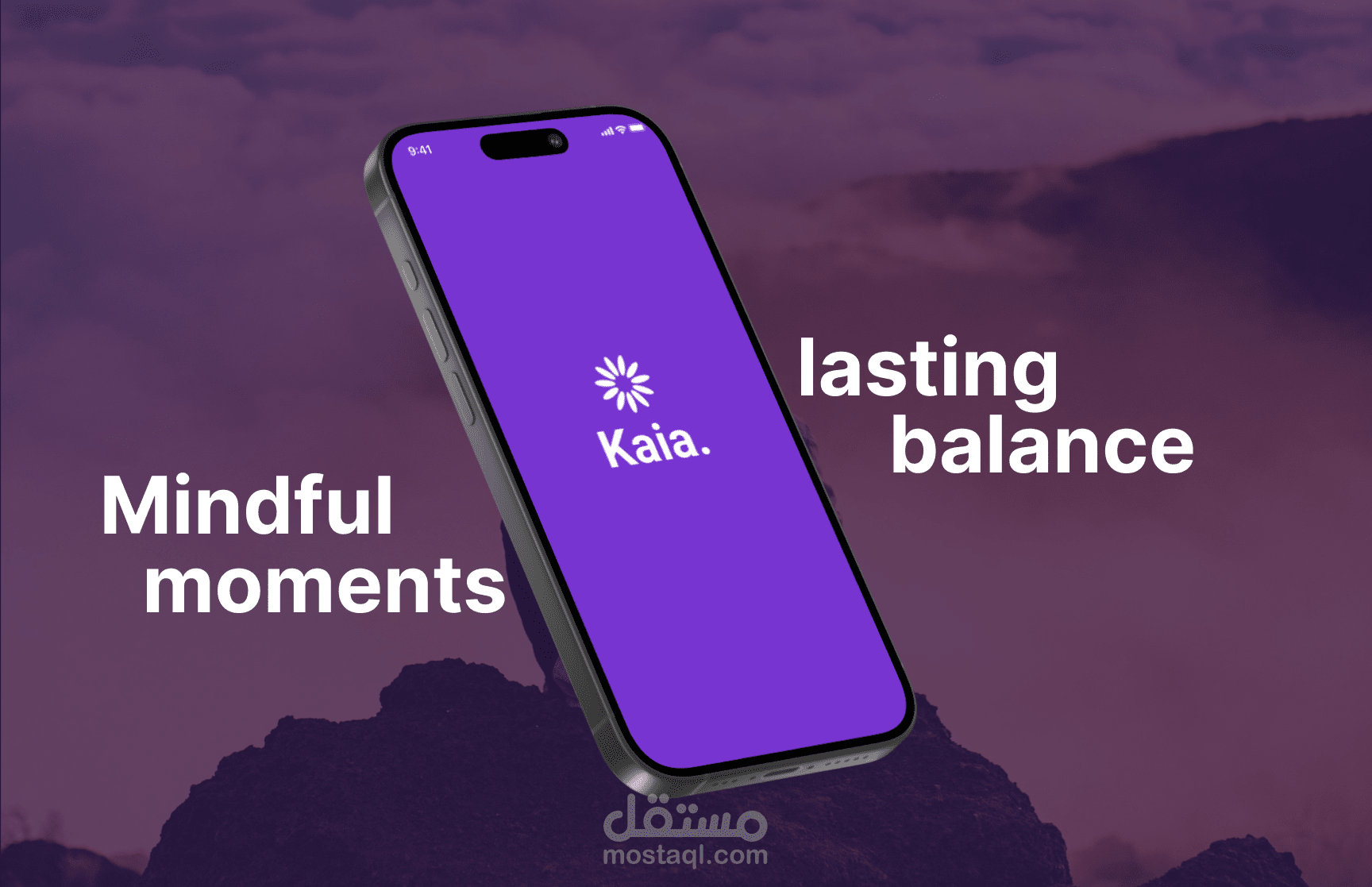 Meditation mobile app UI Design