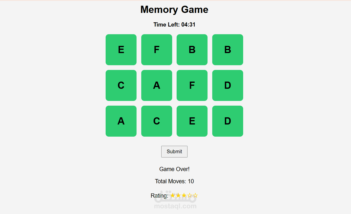 Memory Game