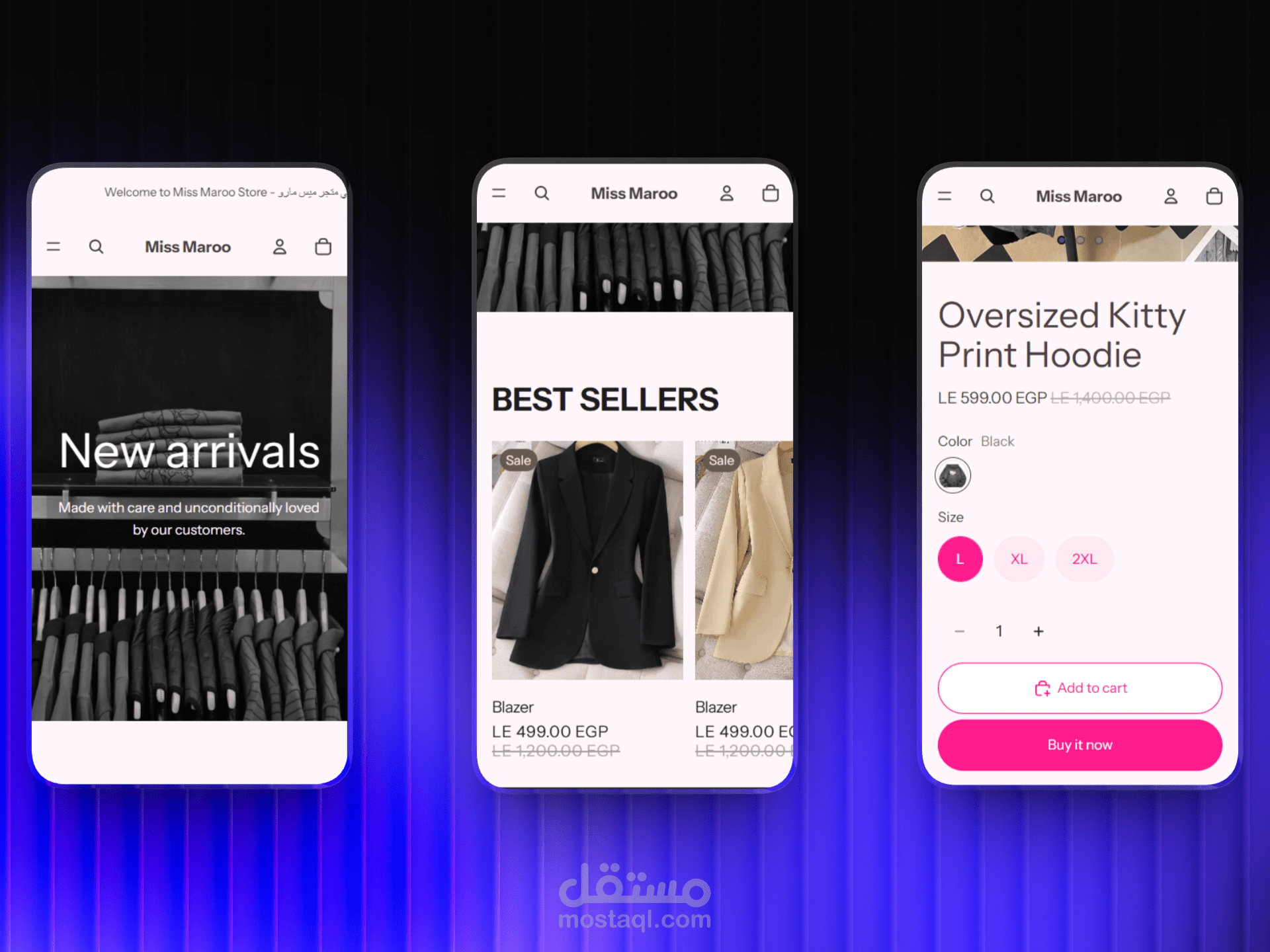تصميم متجر Shopify احترافي متكامل جاهز لاستقبال الطلبات وزيادة المبيعات