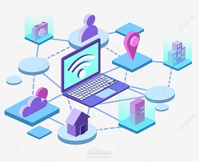 بروچكت عملي في الـ Routing لإدارة حركة البيانات داخل الشبكات