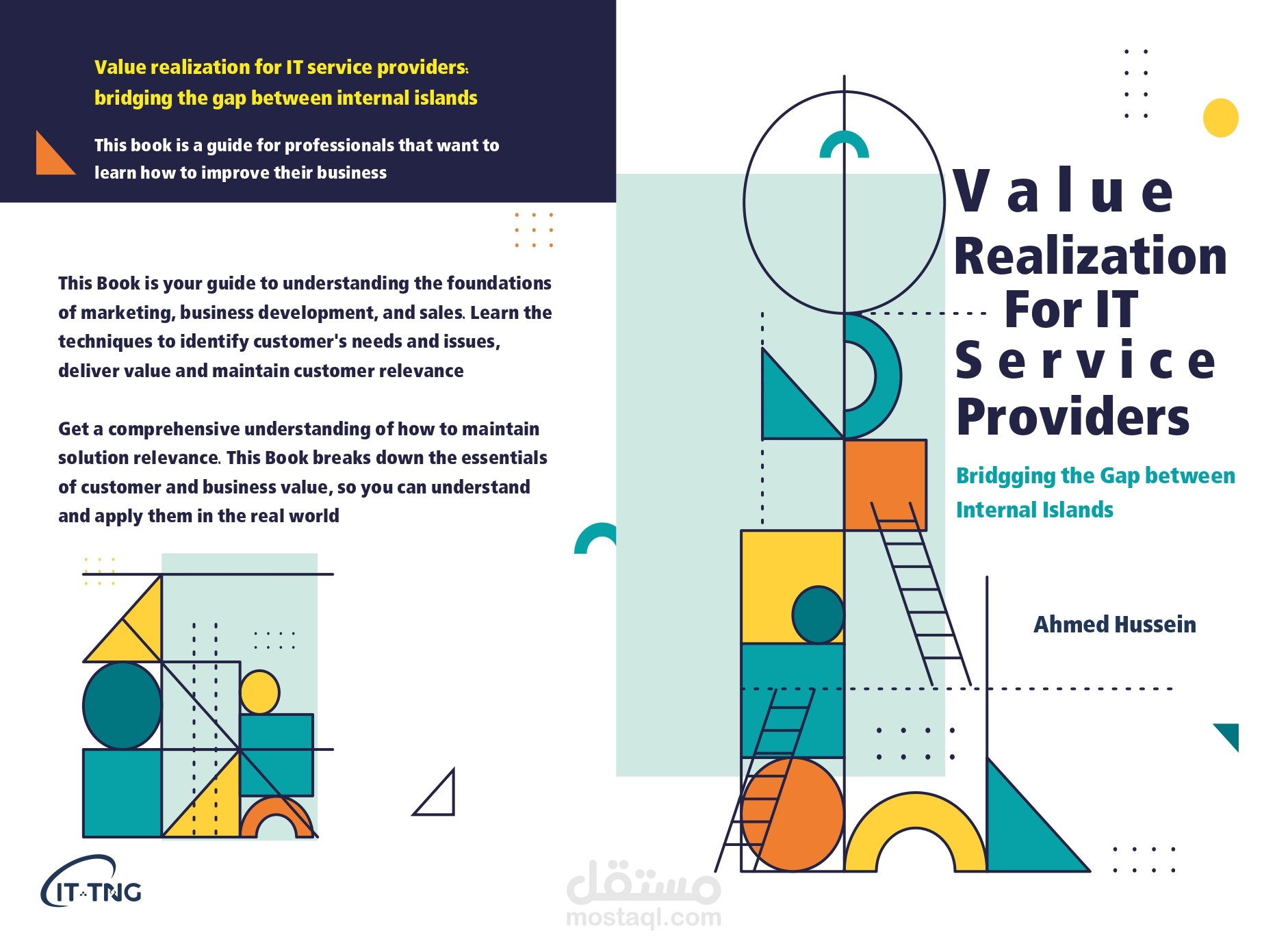 تصميم أغلفة كتب احترافية لسلسلة كتب تقنية – Book Covers Design