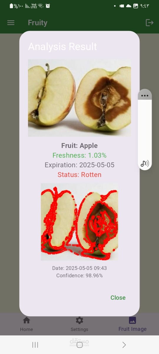 fruit freshiness detection