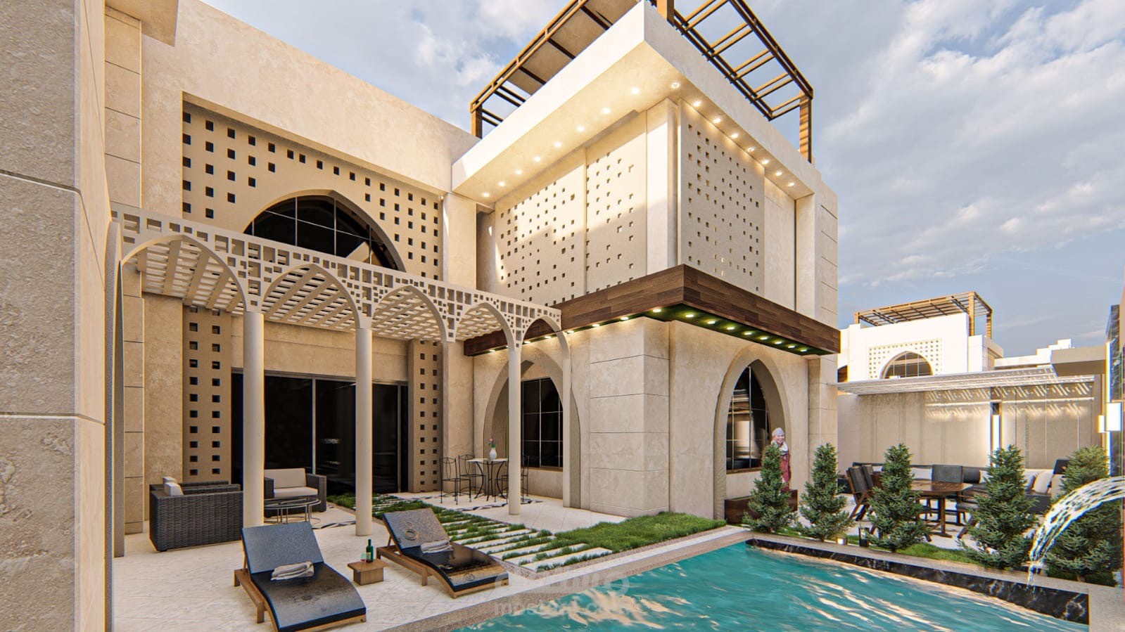 تصميم ڤيلا في مجمع سكني