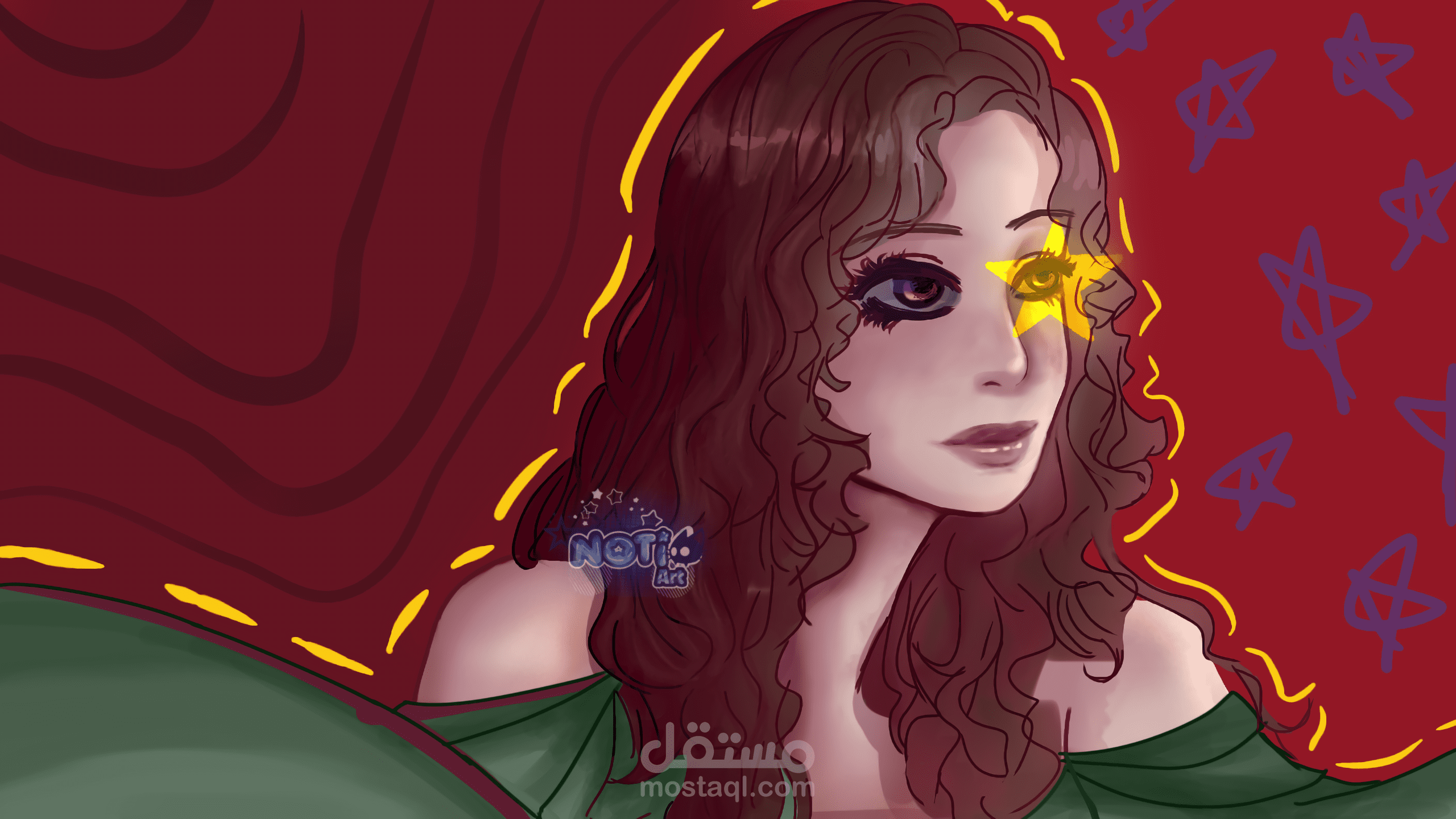 الرسم حسب طلبك لشخصياتك أو لنفسك