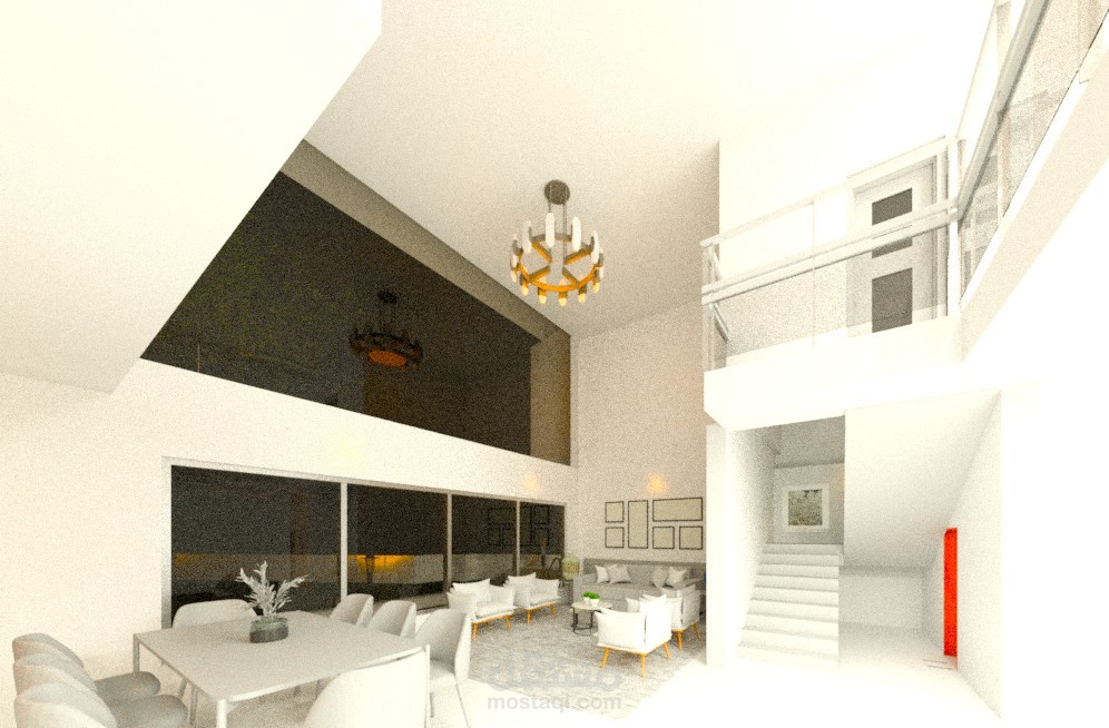 render on project revit and poster project