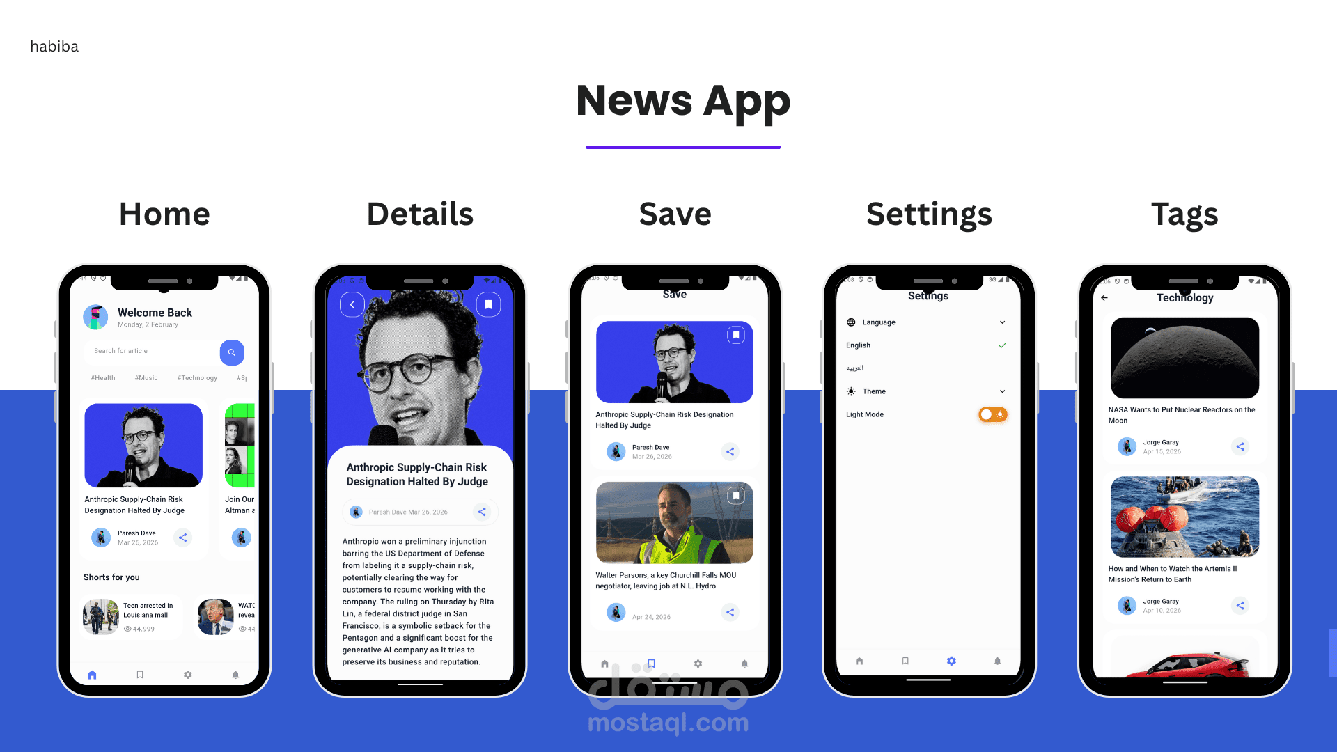 News App — Flutter Mobile Application