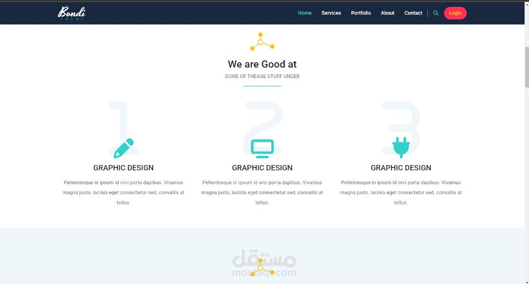 project by bootstrap
