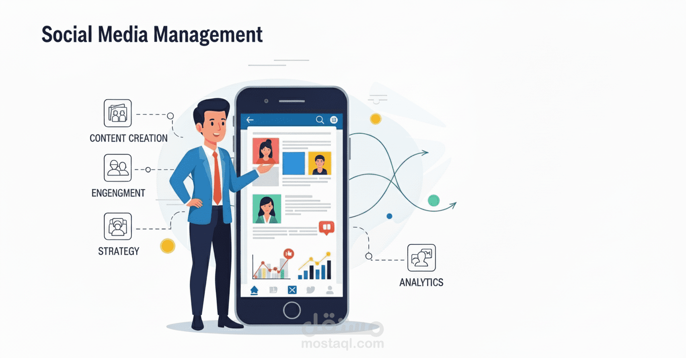 ادارة صفحة فيسبوك وانستجرام