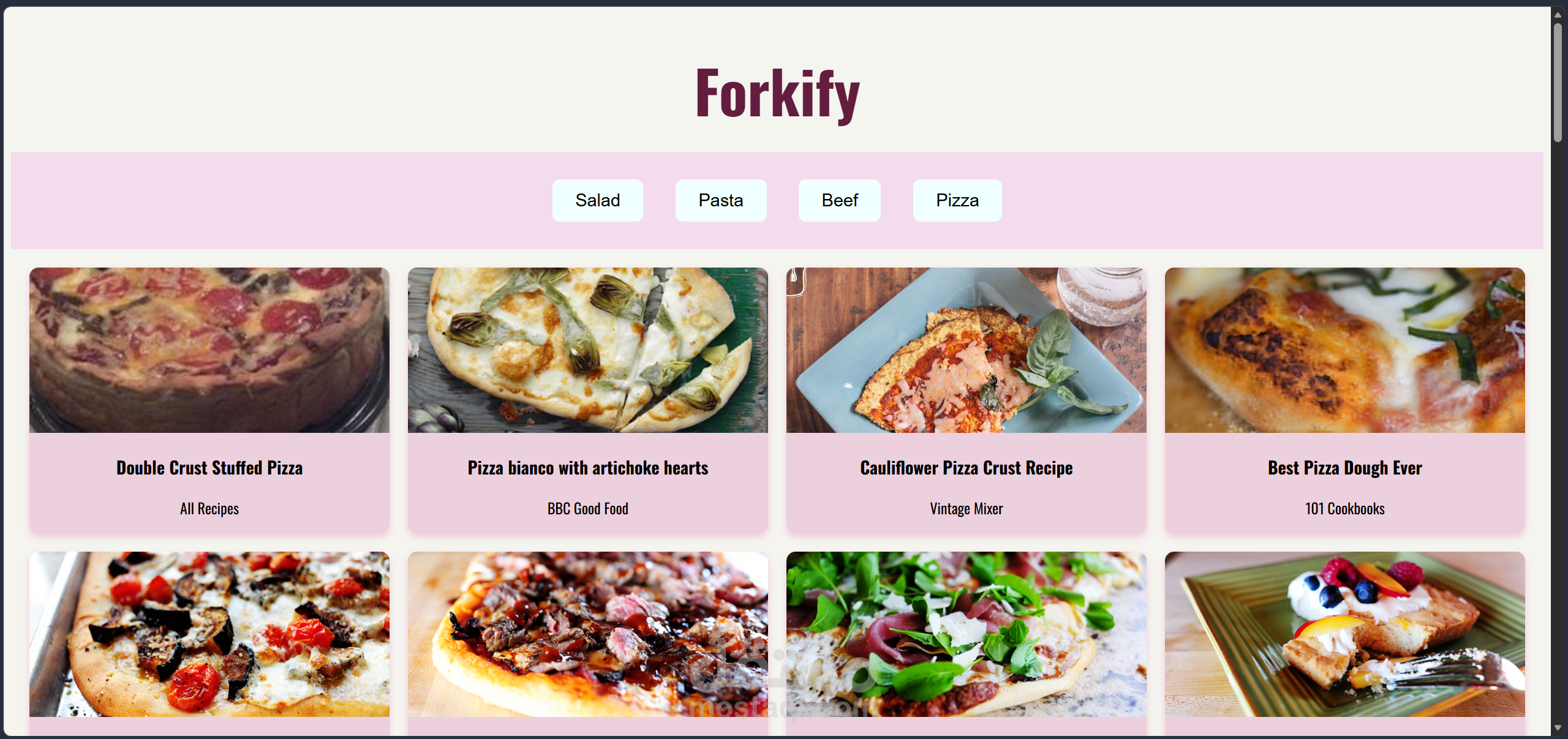 Project Title: Forkify | Offline-Capable Recipe App (PWA)