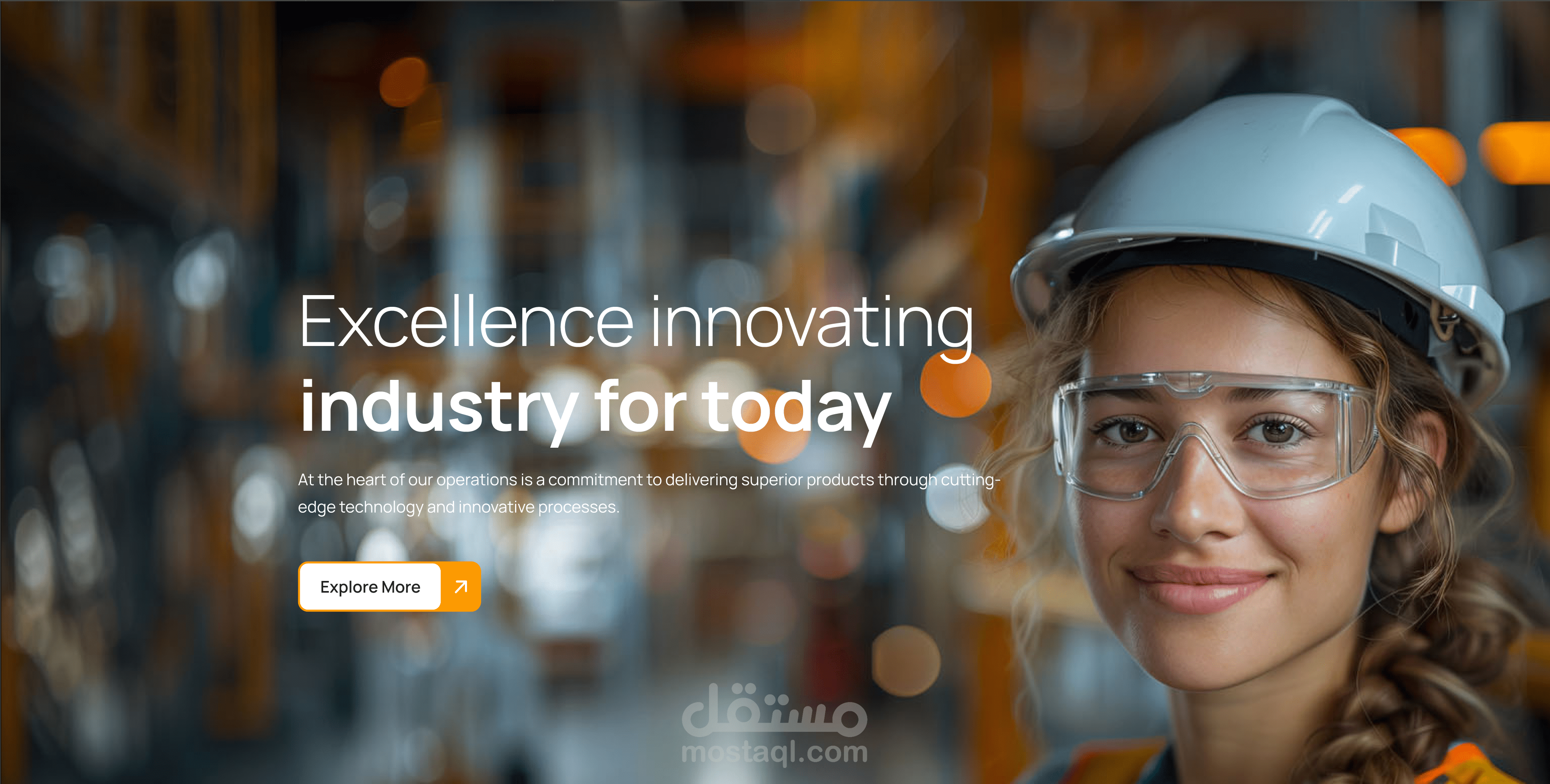 Factory Pro | Industrial Website UI Design