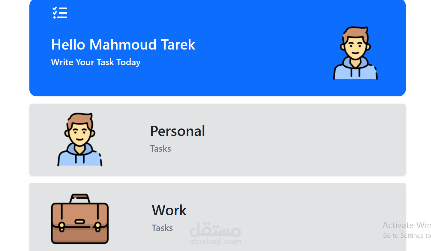 To Do list App