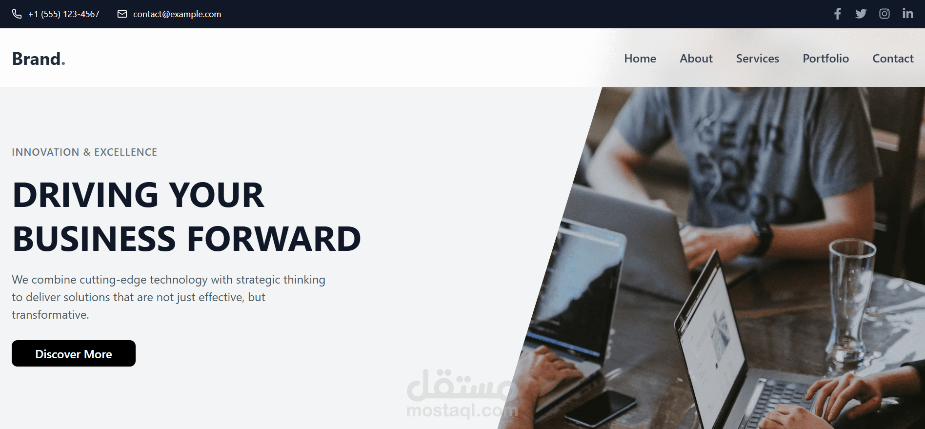 Modern Business Website