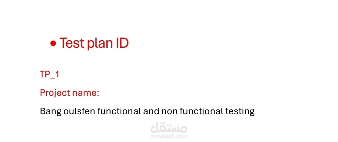 إعداد خطة اختبار (Test Plan) لموقع Bang Ousflen