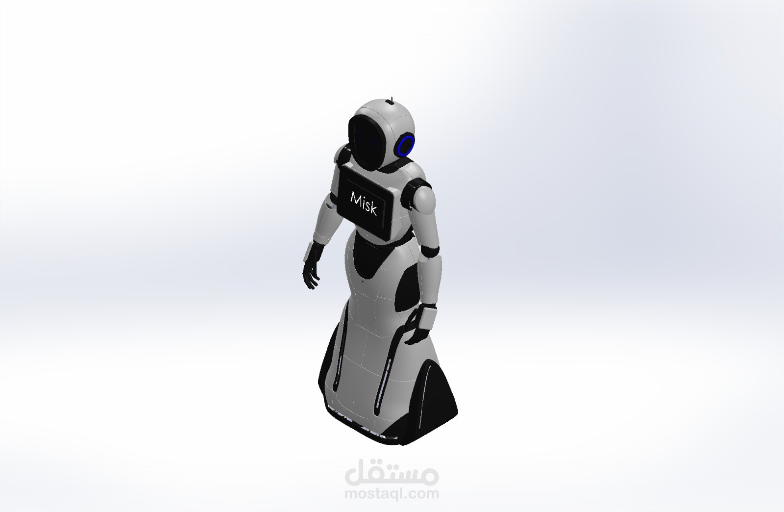 تصميم روبوت احترافي ثلاثي الابعاد باستخدام Solidworks