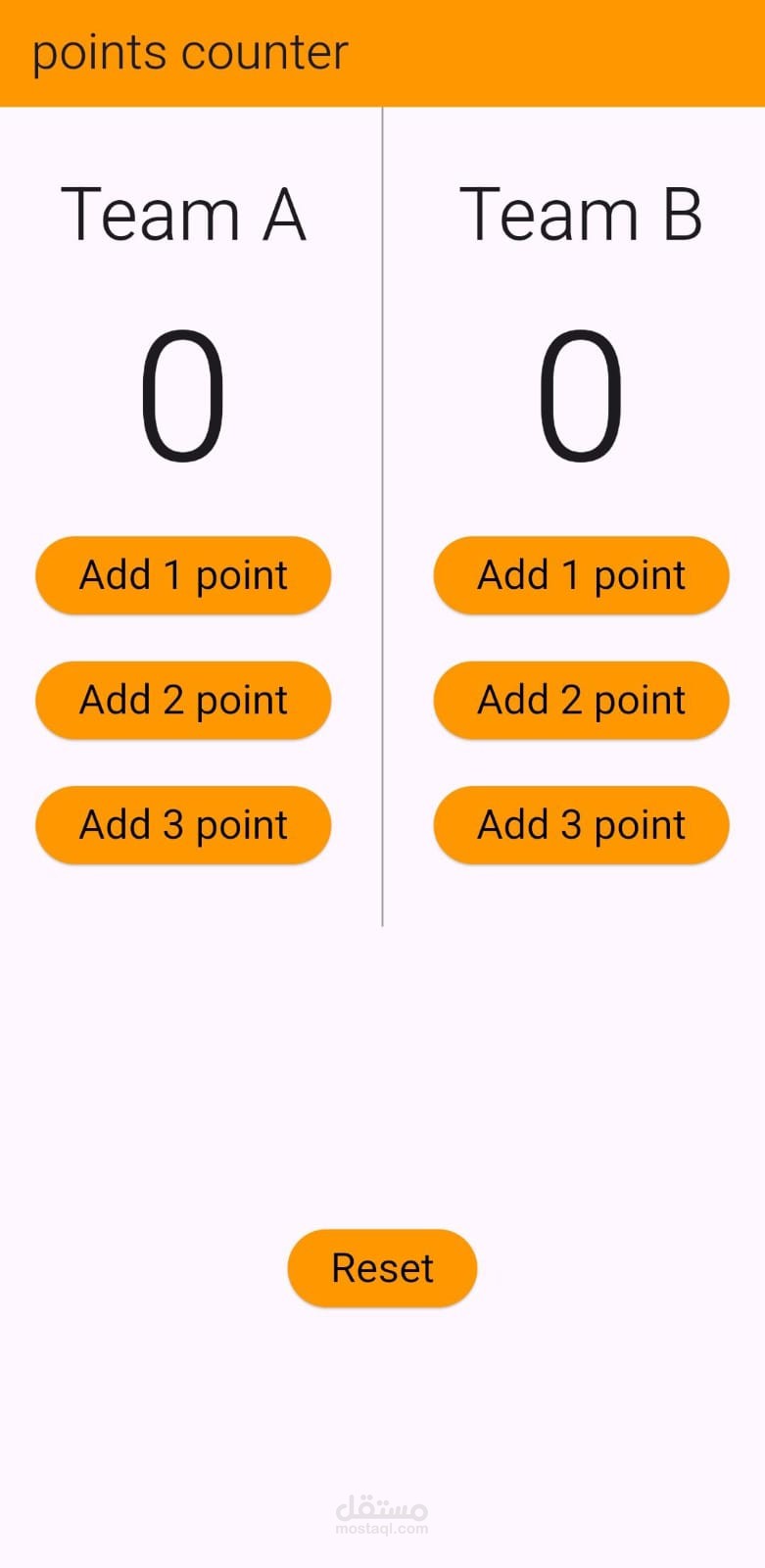 Basketball counter app