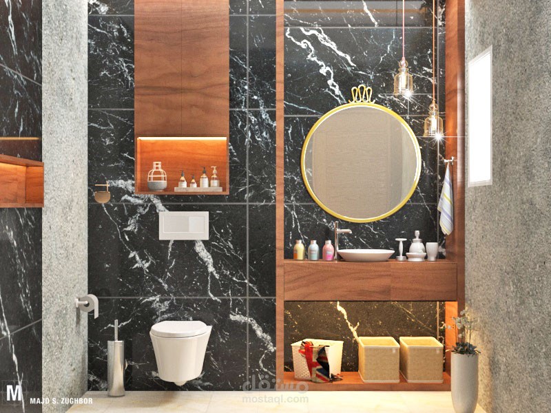 تصميم حمام خاص