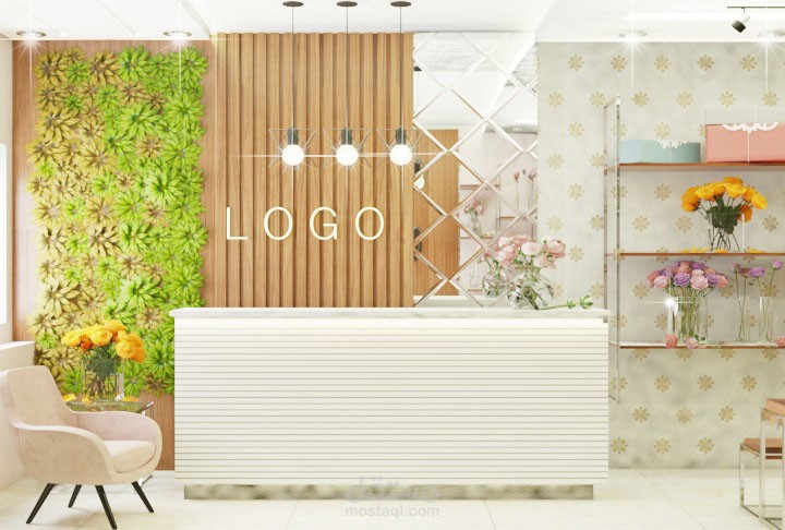 تصميم متجر بيع زهور وهدايا
