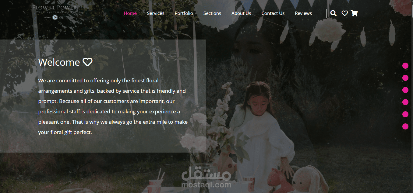 Flower Shop Website