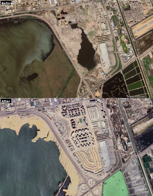 Studying Urban Sprawl and Land Reclamation in Lake Mariout