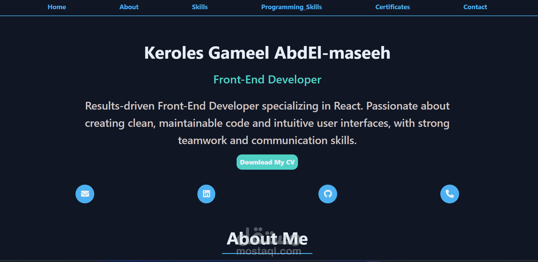 Portfolio website